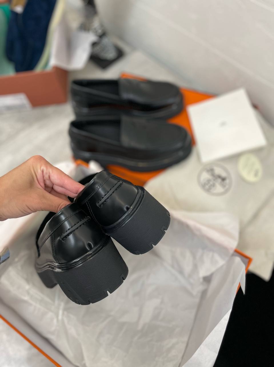 Повседневные туфли Hermes BP-40237 Повседневные туфли Hermes BP-40237