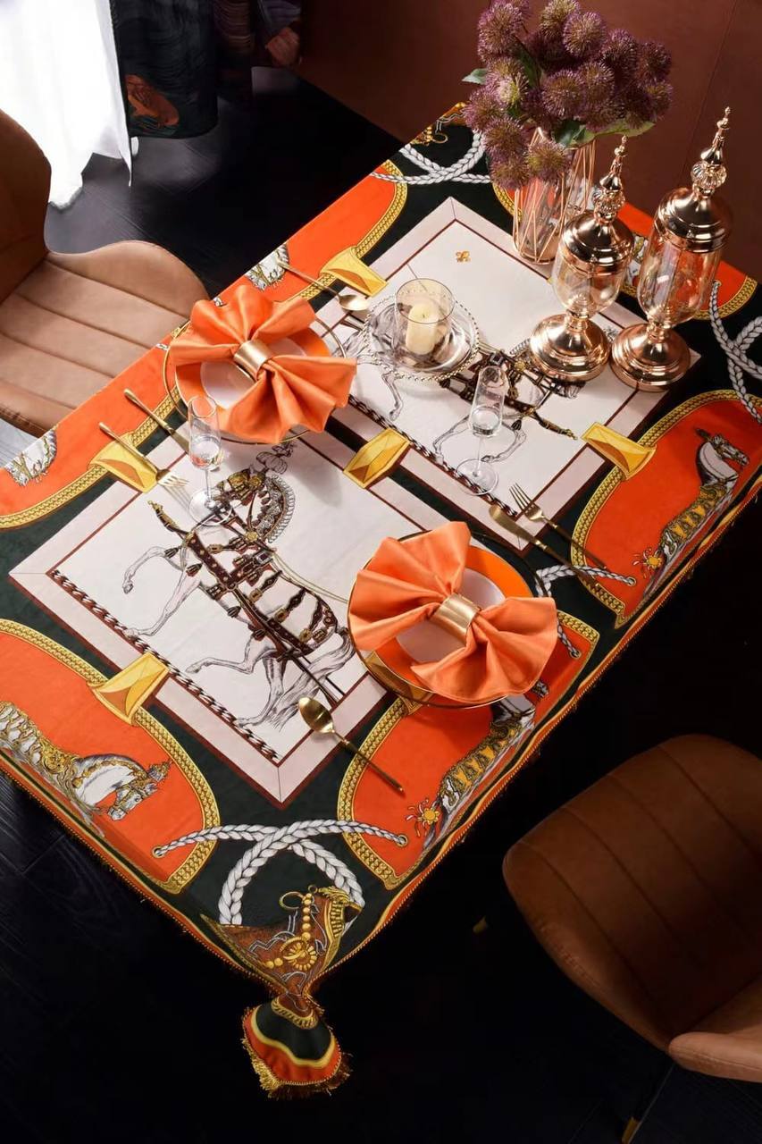 Hermes скатерть мультиколор BP-32258 Hermes скатерть мультиколор BP-32258