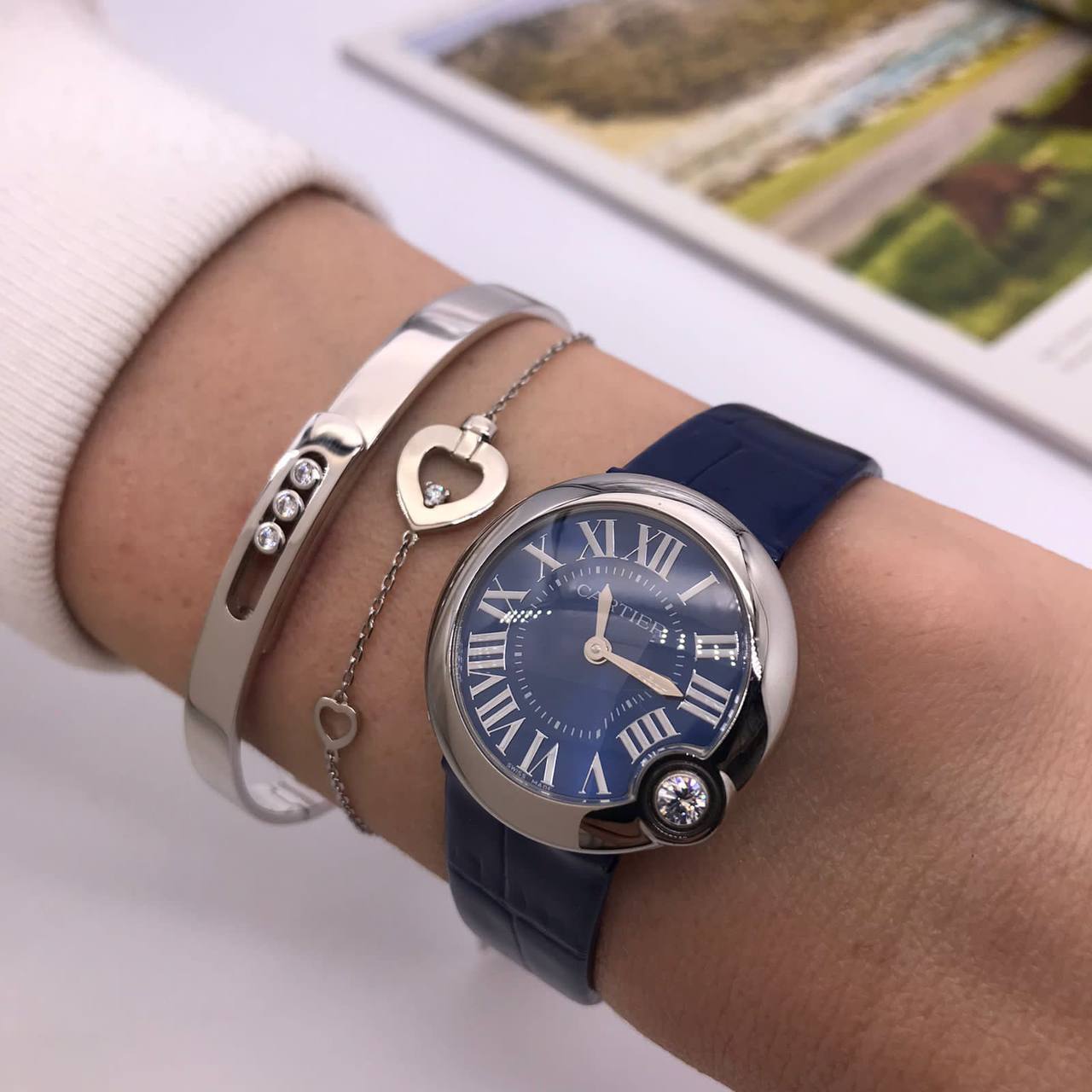 Часы премиум Cartier BP-16397 Часы премиум Cartier BP-16397