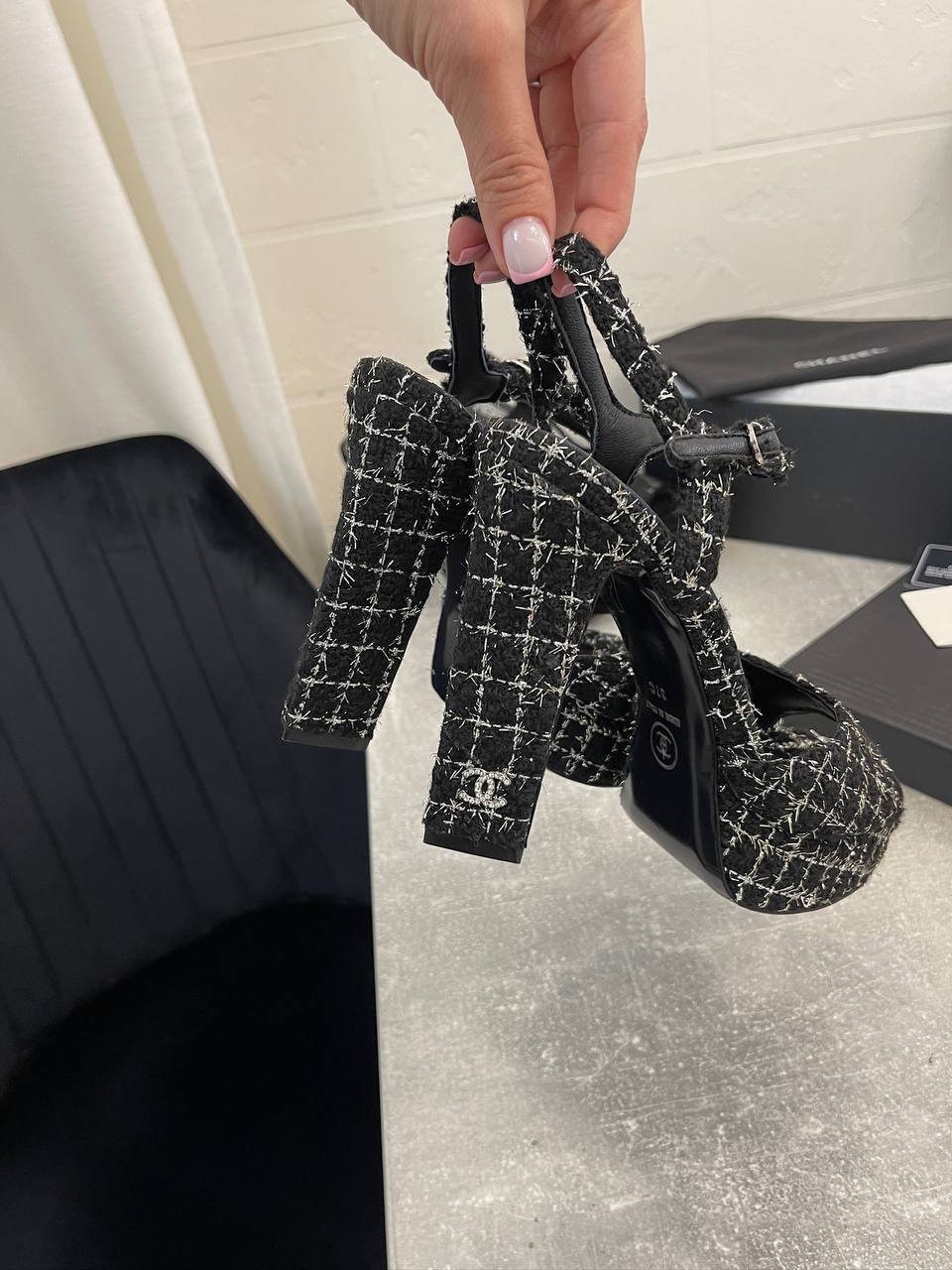 Коллекционные босоножки Chanel BP-51575 Коллекционные босоножки Chanel BP-51575