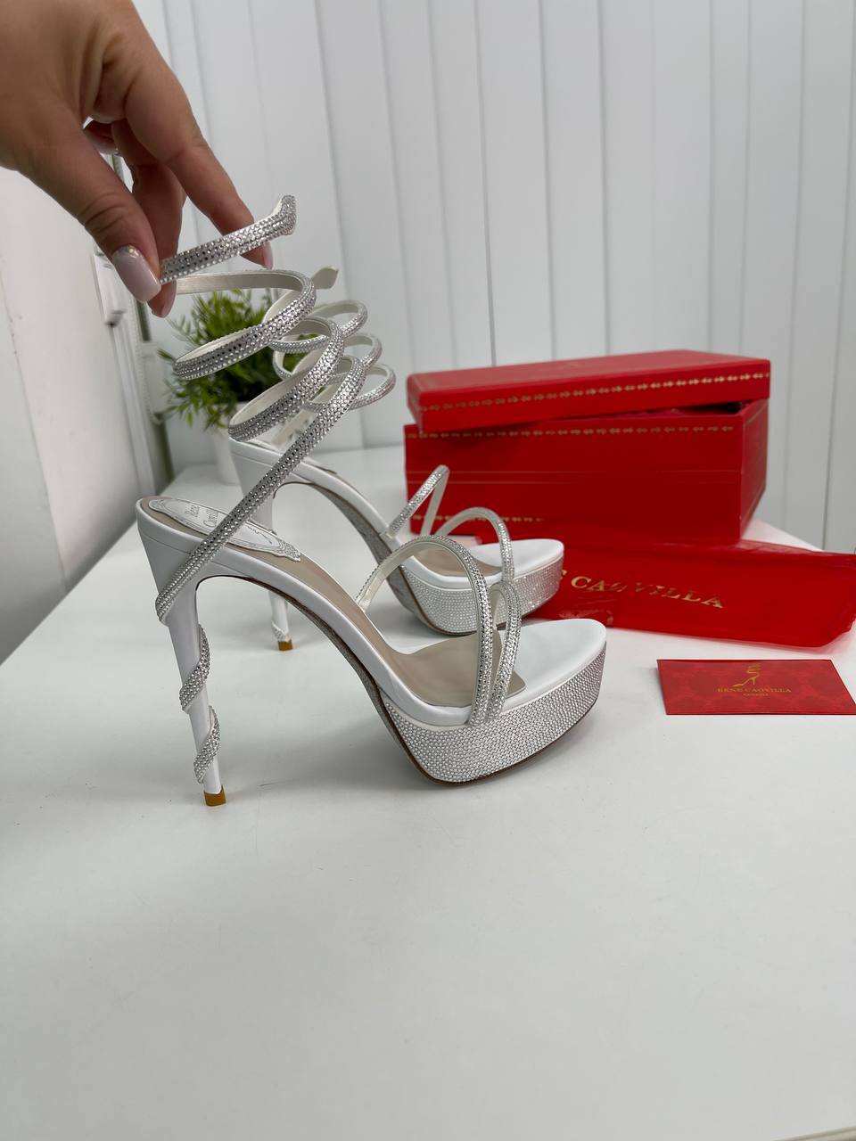 Босоножки коллекционные Rene Caovilla BP-30404 Босоножки коллекционные Rene Caovilla BP-30404