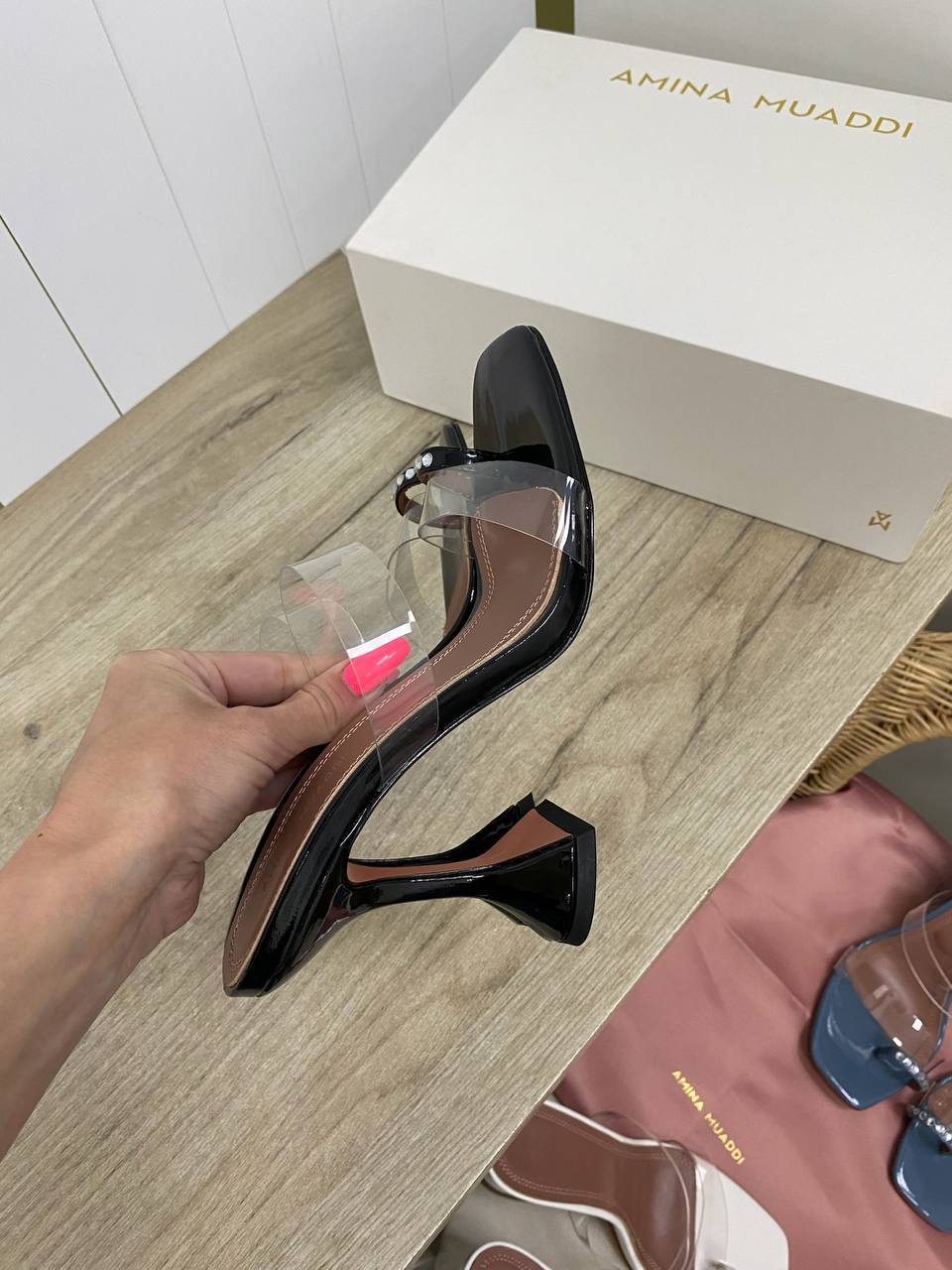 Коллекционные босоножки Amina Muaddi BP-34651 Коллекционные босоножки Amina Muaddi BP-34651