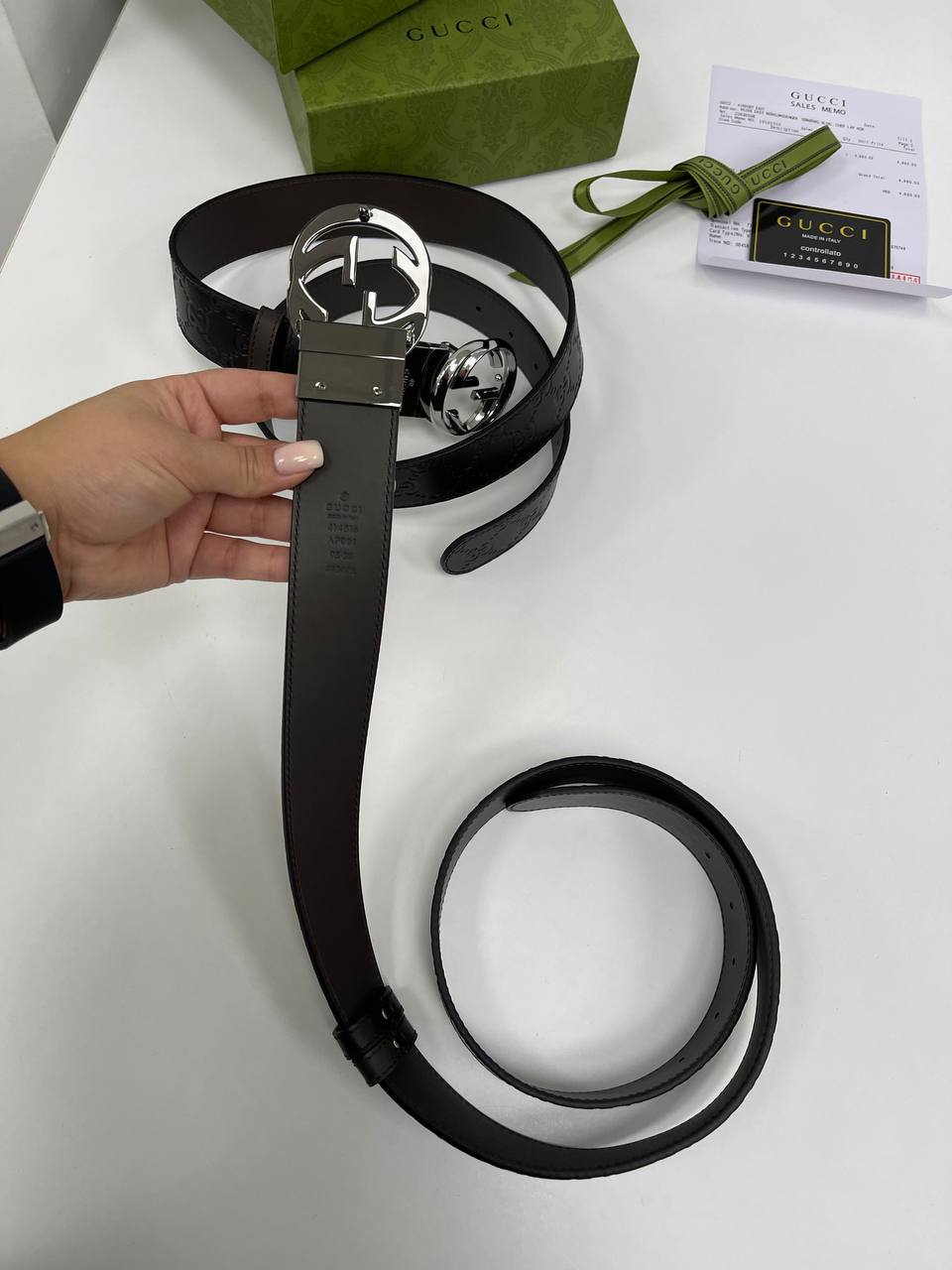 Ремень Gucci BP-22246 двусторонний Ремень Gucci BP-22246 двусторонний