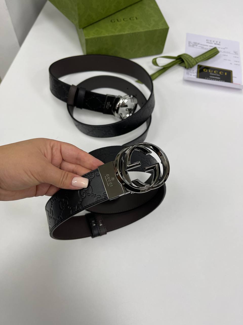 Ремень Gucci BP-22246 двусторонний Ремень Gucci BP-22246 двусторонний