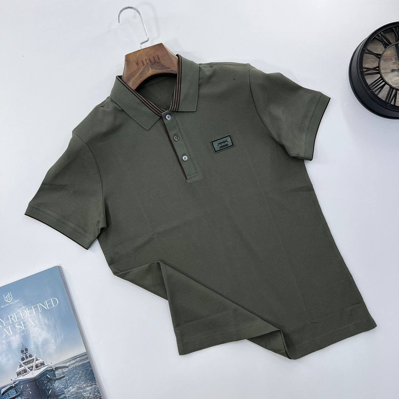 ZEGNA стильное поло BP-13764 ZEGNA стильное поло BP-13764