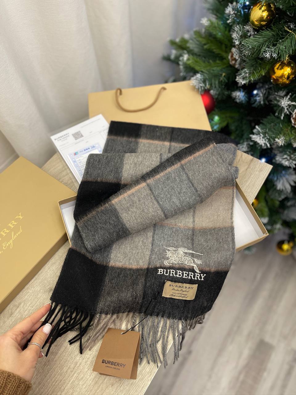 Шарф Burberry стильный BP-44049 Шарф Burberry стильный BP-44049