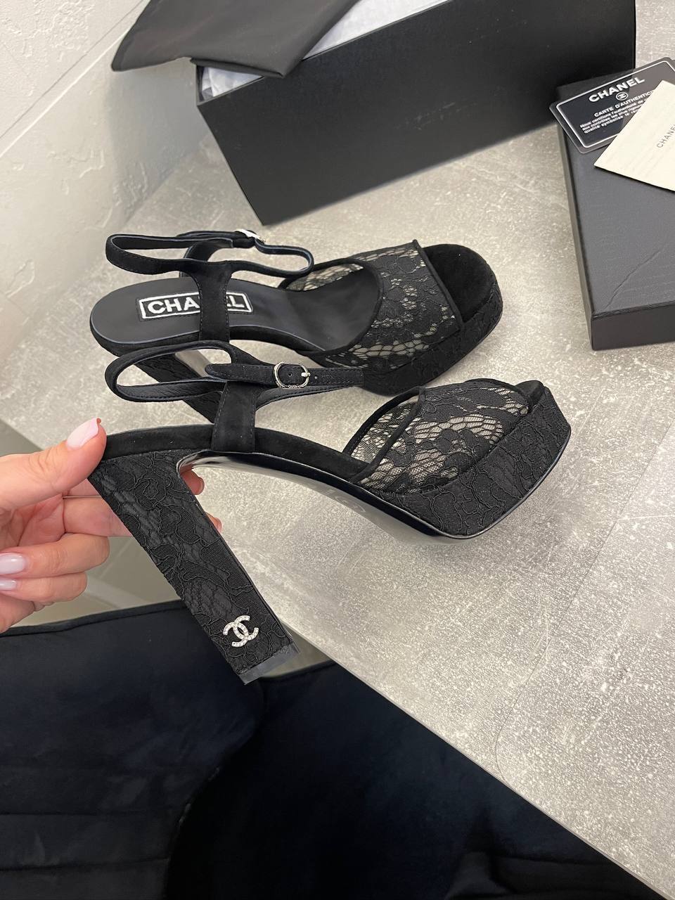 Трендовые босоножки Chanel BP-51574 Трендовые босоножки Chanel BP-51574