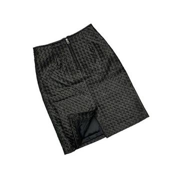 Кожаная дизайнерская юбка Bottega Veneta BP-42696