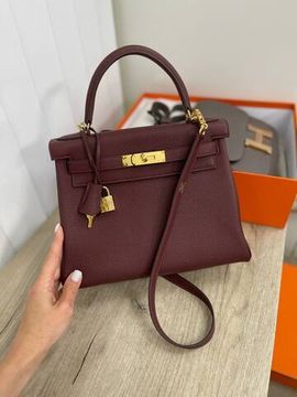 Коллекционная сумка Hermes Kelly 25, премиум Togo BP-36296