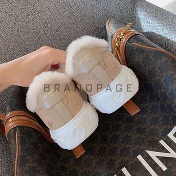 Женские меховые кроссовки Louis Vuitton BPLUX12507
