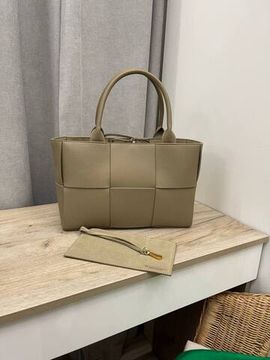 Женская сумка серо-желтая Bottega Veneta BP-47209