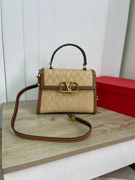 Элитная женская сумка серо-бежевая Valentino BP-25872