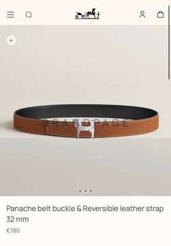 Ремень телячий Hermes BPLUX5356