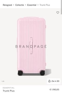 Чемодан из поликарбоната Rimowa Essential Trunk Plus BPLUX13201
