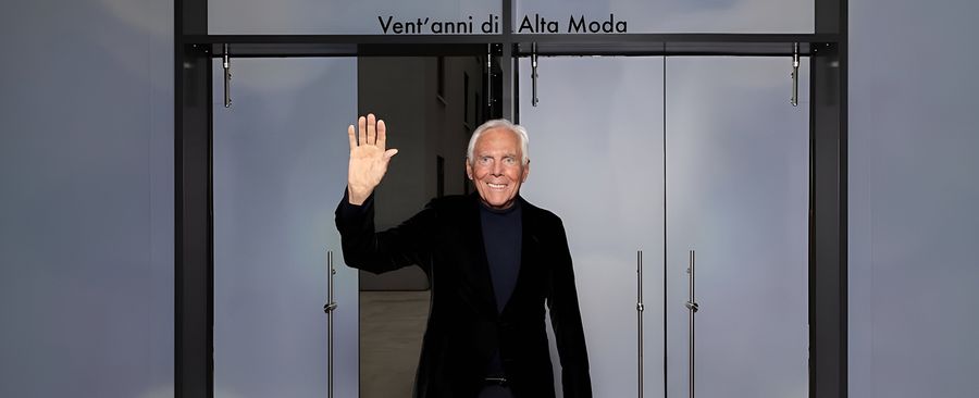 Джорджо Армани пропустит финальные выходы: новое время, но тот же легендарный силуэт