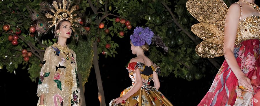 Новая коллекция Dolce & Gabbana Alta Moda в Риме