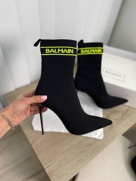 Текстильные трендовые ботильоны Balmain BP-22905