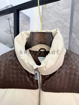 Куртка из нейлона и телячьей кожи Bottega Veneta BPLUX5507
