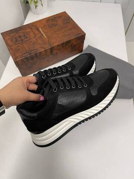 Черные мужские кроссовки Stefano Ricci BP-25193