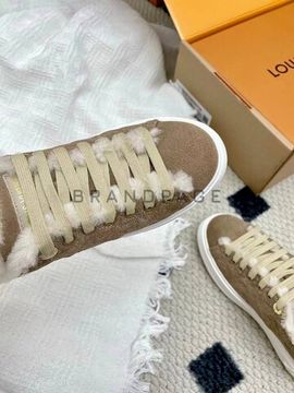 Кроссовки женские меховые Louis Vuitton из меха BPLUX12561