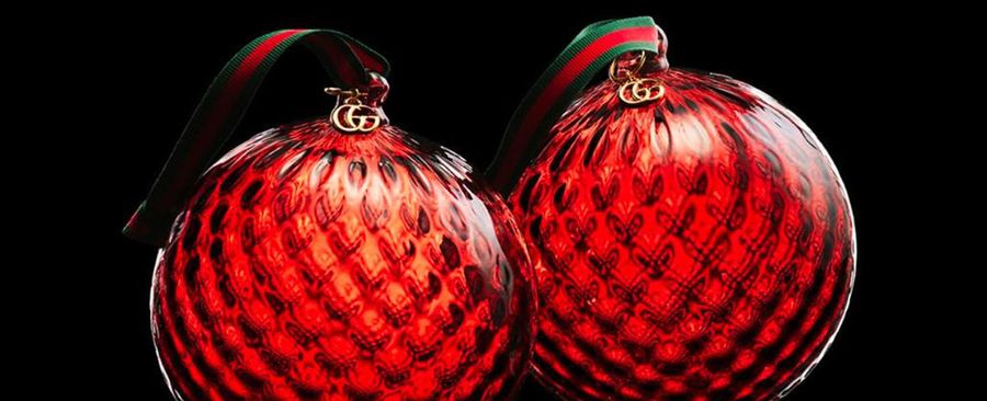 Gucci и Venini: Уникальные ёлочные игрушки для тех, кто ценит стиль