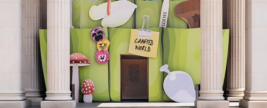 Весеннее волшебство Токио: выставка Loewe Crafted World