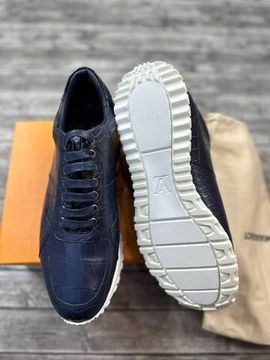 Кроссовки Louis Vuitton кожа крокодила BP-36541