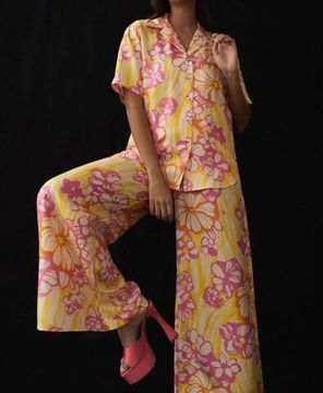 Шёлковый костюм Alemais коллекционный BP-36647