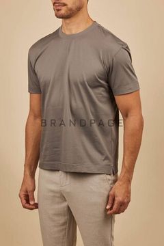 Футболка из хлопка и вискозы Zegna