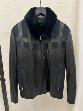 Кожаная черная куртка Zilli BP-43191