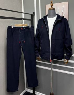 Элитный спортивный костюм синий Kiton BP-874319